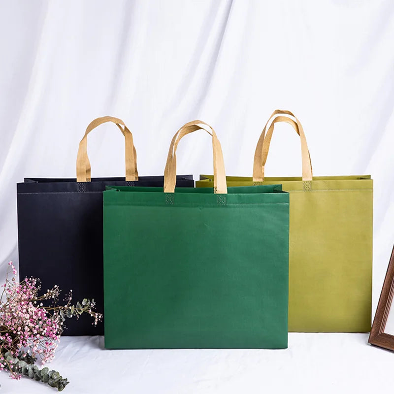 Big Eco-Friendly Folding Shopping Bag Reusable Portable Shoulder Handbag For Travel Grocery Package Storage Bag Large Tote Pouch
