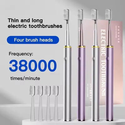Sonic Electric Toothbrush Mental Thin Brush Body Timer | SAMAG