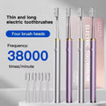 Sonic Electric Toothbrush Mental Thin Brush Body Timer Rechargeable Toothbrush for Women Pure Wisdom Beauty Soft DuPont Bristle