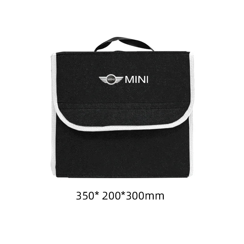 Car Trunk Storage Bag Organizer Sundries Stowing Tidying Box For MINI Cooper JCW WORKS R55 R56 F55 F56 R57 R58 R59 R60 R50