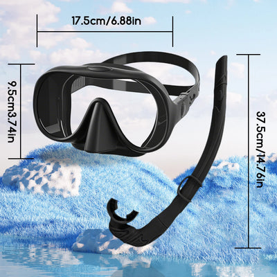 Diving Mask Tube Set Adult Professional Pool Goggles Easy | SAMAG