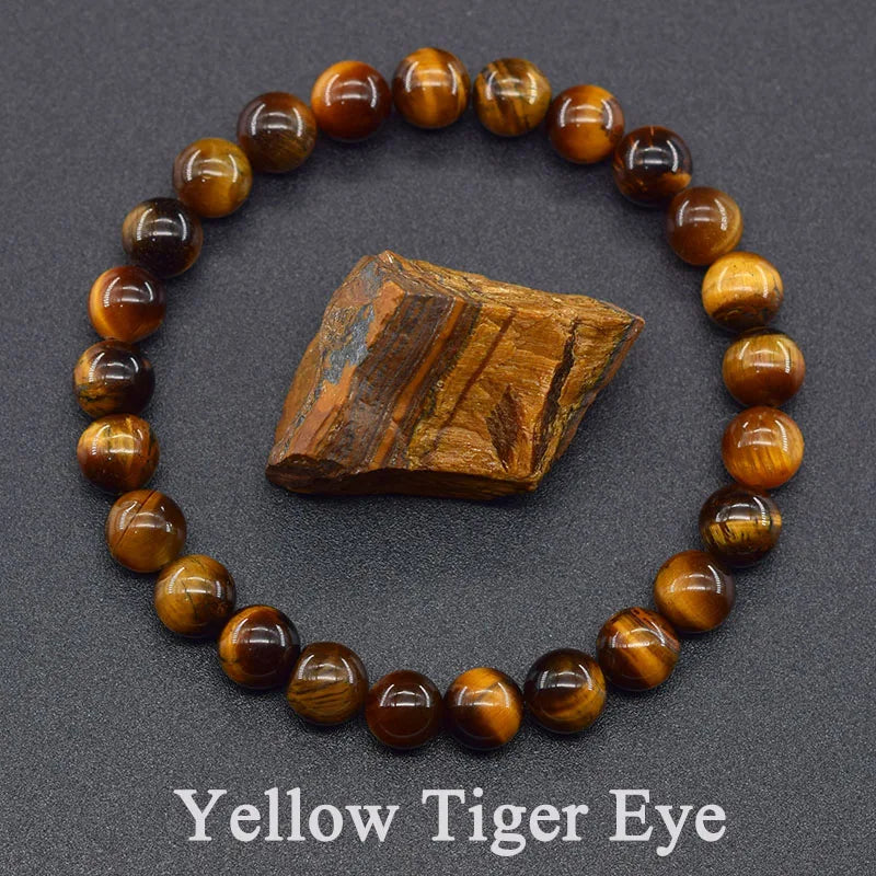 Genuine Tree Patterned Agates Beads Bracelet Woman Real Natural Moss Man Energy Stones for Healing - Visuel 14 | SAMAG