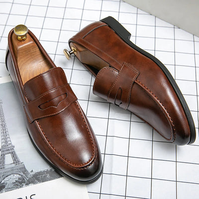 Men's Dress Shoes Trend Casual Business Leather | SAMAG
