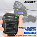 ABBREE Wireless Bluetooth Speaker Microphone Handheld Mic K Type/8 Pin For Quansheng UV-K5(8) K6 Baofeng UV-5R 21 QYT KT-8900D