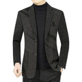 2026 Spring/Summer New Style Cashmere Mid-Aged Men's High-End Casual Suit Father's Wear Suit Single Piece Outerwear
