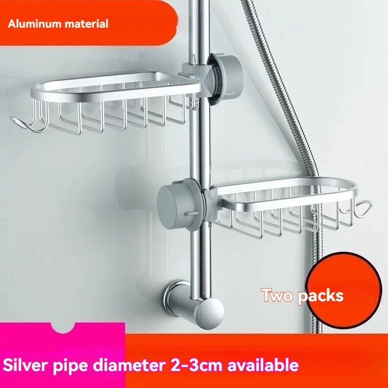 2Pcs/Kitchen Faucet Storage Rack, No - Drill Sponge Draining Multi - Functional - View 7 | SAMAG