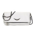 French-style exquisite one-shoulder women's bag, Spanish diamond chain fashion messenger bag, women's wing envelope bag