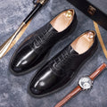 Men's Casual Shoes Brock Oxford Shoes Retro Red Sole Genuine Leather Men's Formal 2026 Spring/Summer New Collection