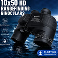Navigation Telescope Boshile 10x50 Binoculars with Built-in Compass BAK4 Prism FMC Lens Fogproof Waterproof For Camping Hunting