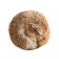 Cat Toy Ball Bunny Kick Cat Toy Furry Ball Cat Toy Soft Fluffy Rabbit Fur Pom Pom Balls Washable Indoor Exercise Stimulates