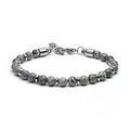 2026 Classic 6mm Tiger Eye Stone Hematite Beaded Bracelet Adjustable Stainless Steel Chain Bracelet for Men Women Jewelry Gifts