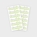 2 Sheets 12pcs Custom Name Stickers for Kids and Adults, Personalized Labels, Ideal for School, Bottles, and Gifts,Easy to Apply
