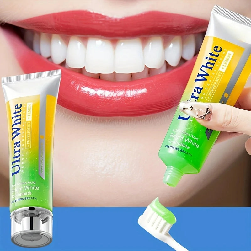100g Lemon Mint Toothpaste Daily Oral Care Remove Plaque Brighten Teeth Keep Long Lasting Fresh Breath