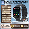 Health managed Non-Invasive Laser Physiotherapy Smart Watch Blood Pressure Uric Acid Call ECG+PPG 650nm Laser Smart Watch 2026