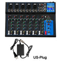 Portable Audio Mixer DJ Sound Mixing Console 48V Power for Computer Recording, Bands Mixing Boards For Studio Recording