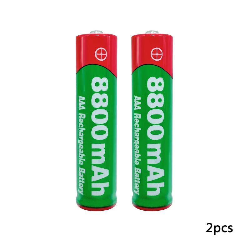 NEW AAA Rechargeable Battery 8800mAh 1.5V New Alkaline Rechargeable AAA Battery for Led Light Toy MP3 Long Life
