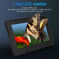 Portable LED Digital TV Portable Digital TV 7 Inch ATSC USB Storage Card TV Function Rechargeable 1080P LED Digital Television