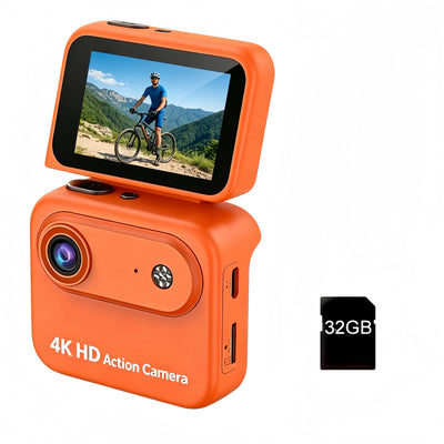32GB 4K HD Flip Screen Thumb Camera Action Outdoor | SAMAG