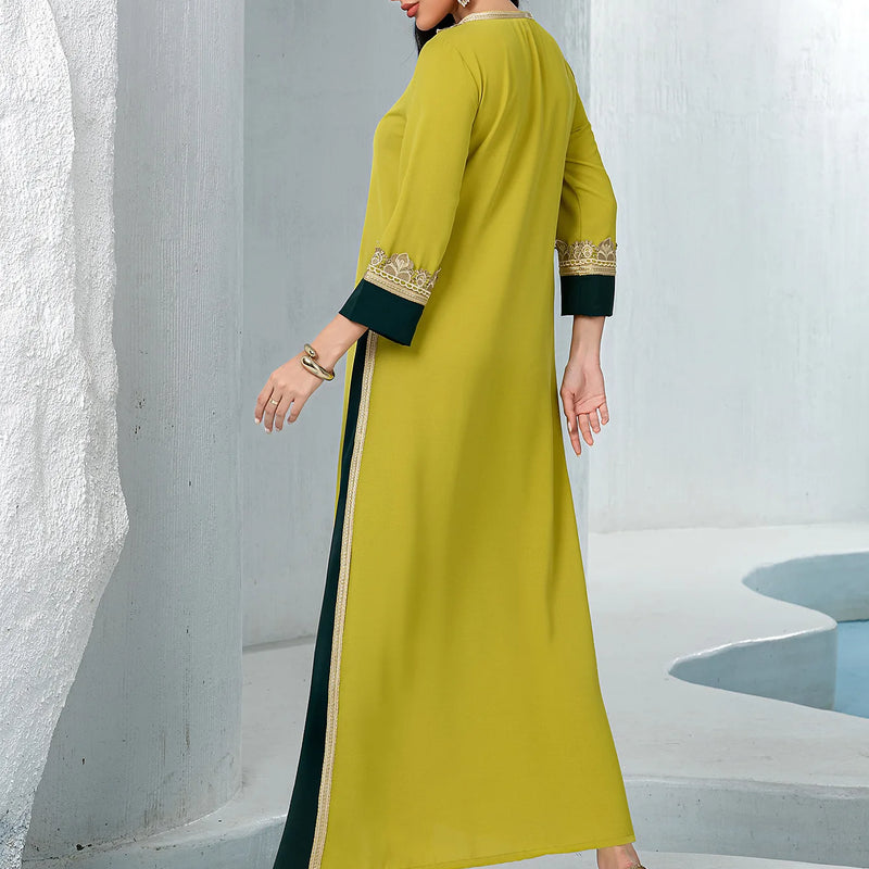 Eid Diamonds Abayas for Women Luxury Dubai Kaftan Muslim Evening Party Maxi Dress Turkey Kaftan Morocco Caftan Femme Musulmane