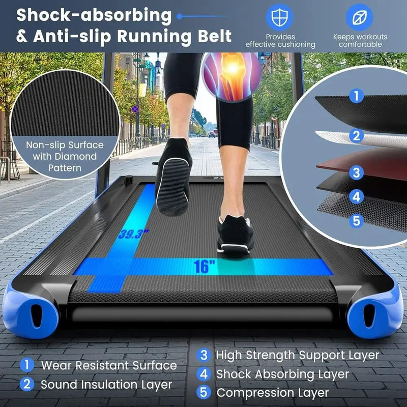 Dual - Function Desk Treadmill with LED Display, App/Remote - View 6 | SAMAG