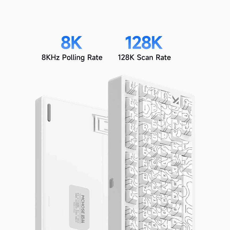 MCHOSE JET75  Magnetic Switch Gaming Keyboard Hall Effect Hot-Swappable Customized RGB Snap Tap 0.1ms Latency 8kHz Polling Rate