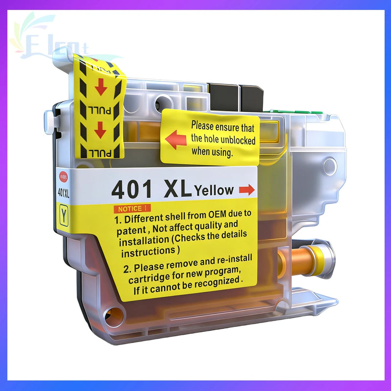 LC401 LC401XL Ink Cartridge For Brother LC 401 LC 401XL 401 Compatible For Brother MFC-J1010DW MFC-J1012DW MFC-J1170DW Printer