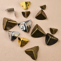 12pcs Round corner triple cornered metal corner protection edge hardware wooden box right-angle corner protection edge