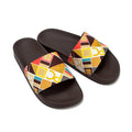 PG PATSY GARIS  New Fashionable Classic Simplicity Women's Slippers PVC Material Letter Printing Casual Flat Bottom Slippers