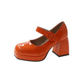 Lady Mary Jane Shoes 2024 New Square Toe Platform Women High Heels Big Size 35-44 Women's Chunky Heels Non-slip Pumps