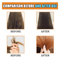 GOIPLE 4 in 1 Water-Based Keratin Serum Moisturizer Repair Dry Damaged Hair Smooth Control Frizz Oil Essence for Curly Frizzy