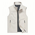 2025 Summer Men Outdoor Waterproof Quick Drying Cargo 5XL Vests Male Thin Mesh Breathable Waistcoats Climbing Sleeveless Jackets