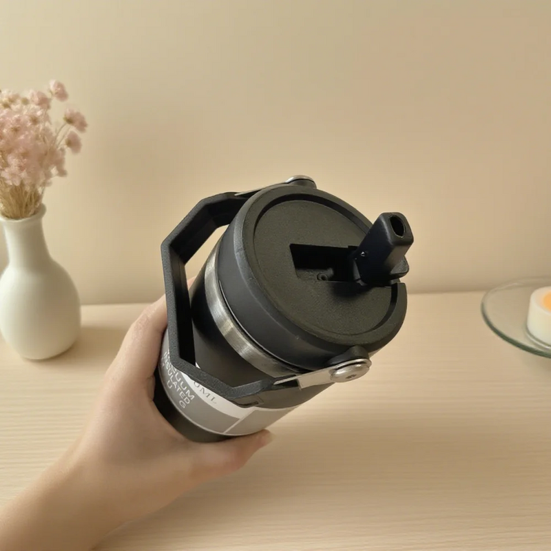 30oz Large Capacity Stainless Steel Thermal Coffee Mug Thermos Cup Portable Thermos Cup Vacuum Flask Insulated Hot Water Bottle