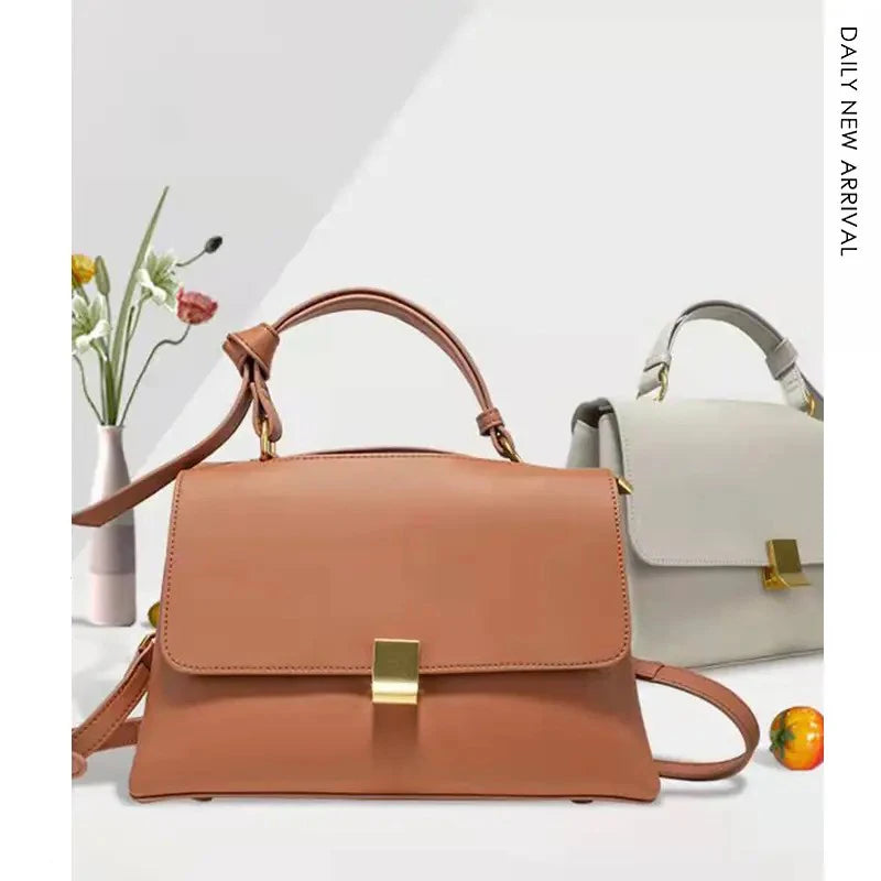 Small Crossbody Bag For Women - Elegant Leather Evening Purse With Adjustable Strap - Lightweight Shoulder Handbag