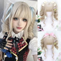 Synthetic Straight Wigs with Bangs Long Silky Heat Resistant Fiber Hair Full Machine Wig Cosplay Party Wig For Fashion Women