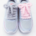 Gradient Pastel Fluffy Plush Shoelaces Wide Flat Fuzzy Shoe Laces Soft Thick Shoestrings for Canvas Sneakers Casual Cute Sweet