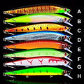 14cm 18.5g 3D Bionic Minnow Fishing Lure Hard Bait with 3 | SAMAG