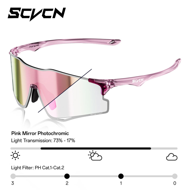 Scvcn Photochromic Running Sunglasses Men Women Marathon - View 18 | SAMAG