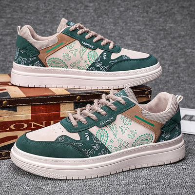 Fashion Printed Platform Sneakers For Men Comfortable | SAMAG