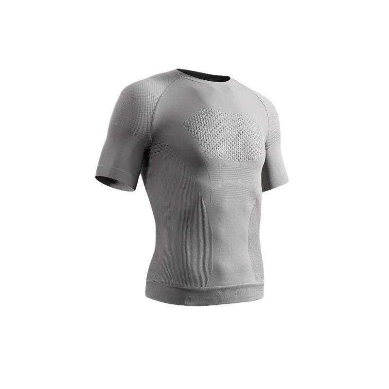 Men Body Shaper Knitted Thick Style GYM T-Shirt Slimming Shapewear Belly Control Compression Man Modeling Underwear Corset