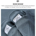 380g Tight Match Heavy Inverted Triangle Loose Versatile Solid Cotton Vintage Autum Winter Long Sleeve Round Neck Sweater