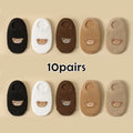 5/10pairs Baby Socks Toddler Low-cut Ankle Socks Cute Cartoon Bear Pattern Socks Boys and Girls aged 0-5 all season collection