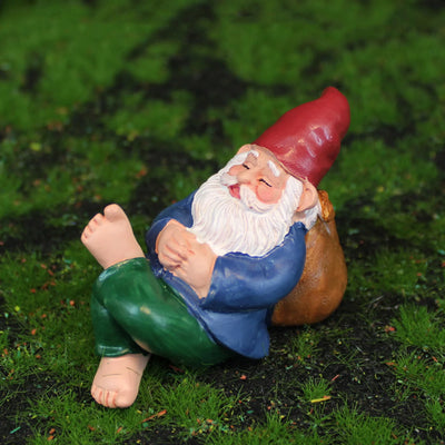 Resin Garden Statue Gnome Dwarf Decor Sculptures Ornament | SAMAG