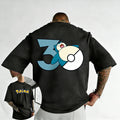 Pokémon 30th Anniversary Snorlax Printed T - shirt Summer - View 6 | SAMAG