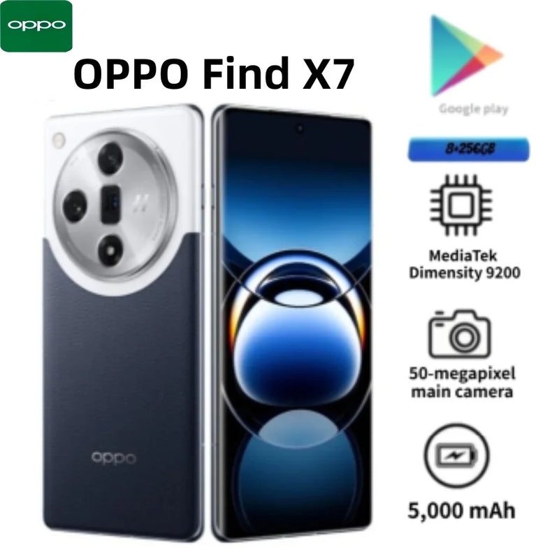 2026 New OPPO Find X7 5G Official Authentic 6.78' Display Dimensity 9300 Processor 50MP Camera 100W Fast Charge Smartphone