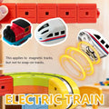 Electric Train Carsfor klick Rail,USB Rechargeable Train  for Kids Electric Train Set Tracks,For Electric Train Set