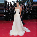Simple Wedding Dresses A Line Woman's Feathers Sexy - View 3 | SAMAG