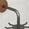 Kitchen Storage Shelf Wall Mounted Floating Rack Hanger Adjustable Hooks Organizer for Cooking Tools - View 4 | SAMAG