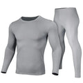 2025 New Men's Fleece Lined Thermal Underwear Set Motorcycle Skiing Base Layer Winter Warm Long Johns Shirts & Tops Bottom Suit