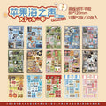 Mr. Paper 45 Sheets/book Creative Sticker Book Used of DIY Phone Case Photo Frame Album Scrapbook Retro Decoration Art Stickers