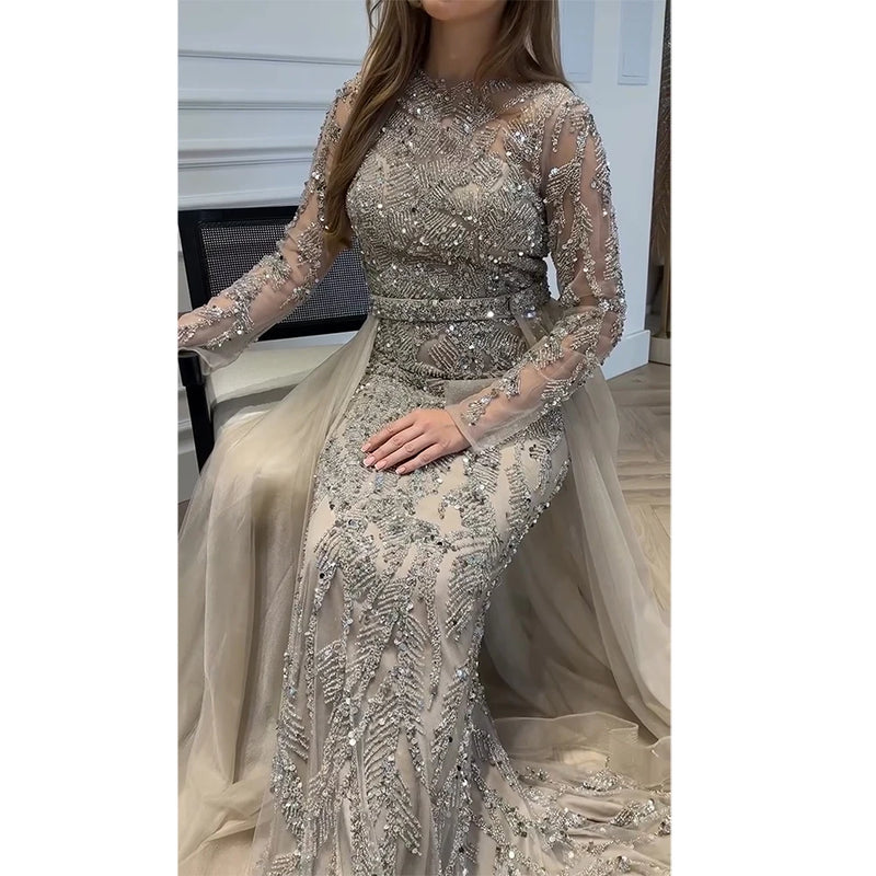 Eshault&bridal Evening Dress for Women Long Sleeves | SAMAG